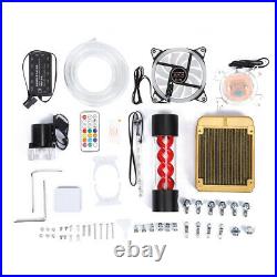 120mm Water Cooling Kit For Gaming PC Notebook Computer Water-cooled Set Fan