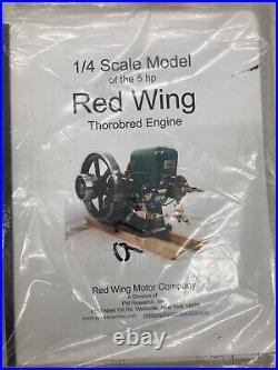 1/4 scale red wing thorobred engine Water Cooled Red Wing Motor unmachined kit