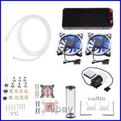 240mm Liquid CPU/GPU Water Cooling Kit DIY Cooler Block All-in-one Computer