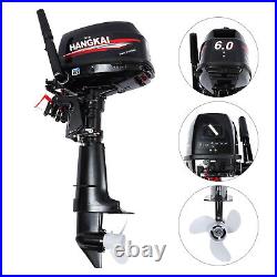 2 Stroke 6HP Outboard Motor Fishing Boat Water-cooled Engine with Complete Kit New