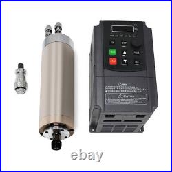 800W ER11 Spindle Motor Water-cooling 65195mm&1.5KW VFD Inverter CNC Router Kit