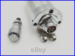 800W ER11 Spindle Motor Water-cooling 65195mm&1.5KW VFD Inverter CNC Router Kit