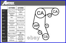 Airtex WPK-199003 Water Pump & Timing Belt Kit Engine System Fits Seat Skoda VW