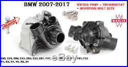 BMW Cooling Water Pump With Thermostat & Bolts KIT For135 335 535 640 X3 X5 X6