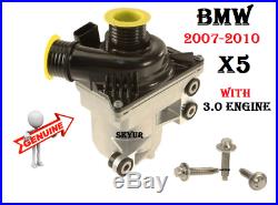 BMW E70 X5 3.0si 30i Electric Water Pump Assembly With Thermostat & Bolts kit
