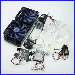 Best DIY 240 Water Cooling Kit With CPU GPU Radiato Pump Tank Water Cooling