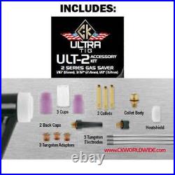 CK UltraTIG CK230 Water Cooled TIG Torch Kit 300A 12.5' Super-Flex US2312SF