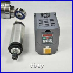 CNC Kit ER16 Water Cooled Spindle Motor+Inverter 1.5KW 24000 RPM 220V