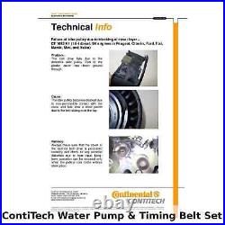 ContiTech Water Pump & Timing Belt Kit (Engine, Cooling)- CT1092WP1 -OE Quality
