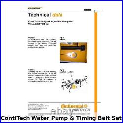 ContiTech Water Pump & Timing Belt Kit (Engine, Cooling)- CT939WP8PRO