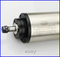DE? 1.5KW 220V Water Cooled Spindle Motor HY VFD Clamp Pump ER16 Collets CNC Kit