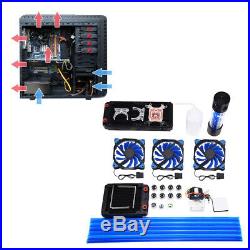 DIY PC Liquid Water Cooling Kit 240mm Radiator Pump Reservoir CPU Block Heatsink