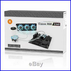 EK-KIT S360 Classic Series RGB 360mm Ultimate Liquid Cooling Kit, inc CPU Block