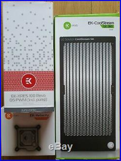 EK Water Cooling Kit 240 RAD, Velocity Block, XRES D5 Pump, Fittings, Tubing+++