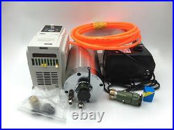 ER20 Spindle Motor 4.5KW Water Cooled 380V 24000rpm&5.5KW VFD Inverter Kit