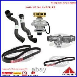 For BMW E46 3-Series Cooling System Kit Water Pump Thermostat Radiator Hose Belt