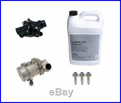 For BMW E82 E90 128i 328xi Cooling System Antifreeze Water Pump Thermostat Kit