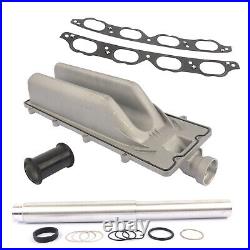 For BMW X5 4.4 4.8 Valley Pan + Collapsible Coolant Transfer Pipe Repair Kit