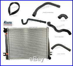For E24 E28 Radiator Lower Return Upper Supply & Coolant Water Hoses Cooling Kit