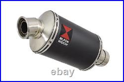 GSX 650F 1250FA 07-16 Water Cooled Exhaust Silencer Kit 230mm Oval Black BN23V