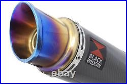 GSX 650F 1250FA 07-16 Water Cooled Exhaust Silencer Kit 230mm Round Carbon CL23R