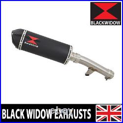 GSX 650F 1250FA 07-16 Water Cooled Exhaust Silencer Kit 300mm Oval Black 300BT