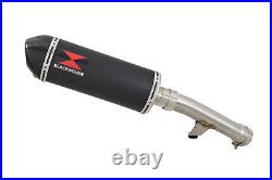 GSX 650F 1250FA 07-16 Water Cooled Exhaust Silencer Kit 300mm Oval Black 300BT