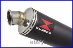 GSX 650F 1250FA 07-16 Water Cooled Exhaust Silencer Kit 300mm Round Black BN30R