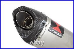 GSX 650F 1250FA 07-16 Water Cooled Exhaust Silencer Kit 300mm Tri Oval SC30T