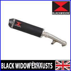 GSX 650F 1250FA 07-16 Water Cooled Exhaust Silencer Kit 370mm Round Black BC37R
