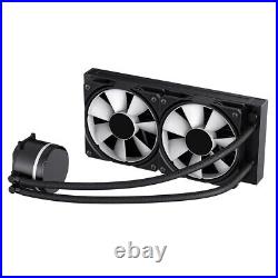 GameMax Iceburg 240mm AIO Water Cooler LED Fan CPU Liquid Cooling System PC Kit