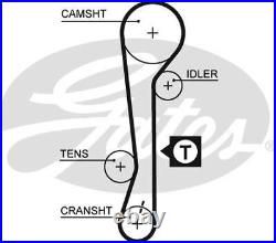 Gates KP15479XS Water Pump & Timing Belt Kit Cooling System Fits Hyundai Kia