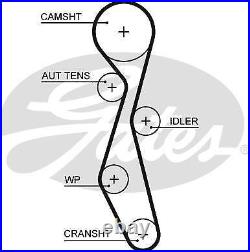 Gates KP25633XS Water Pump & Timing Belt Kit Fits Land Rover Mitsubishi Peugeot