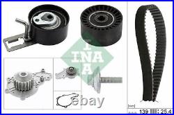 INA 530057730 Water Pump & Timing Belt Kit Cooling Fits Citroen Ford Peugeot