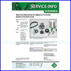 INA Water Pump & Timing Belt Kit (Engine, Cooling) 530 0441 32 OE Quality