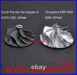 Kinugawa Upgrade Billet CHRA Kit MAZDA Mazdaspeed 3 6 CX7 CX9 K0422-881 + 20% HP