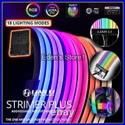 Lian Li Strimer Plus Full Set 24 Pins + 8 Pins Addressable RGB Power Cable NEW