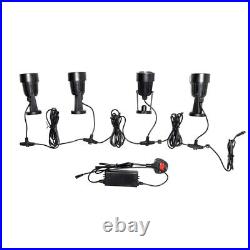 Litecraft Sitka Spike Light LED Kit With Photocell & 5m Cable In Black 6 Pack