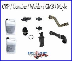NEW BMW E46 Water Pump Thermostat Recovery Tank Hoses Cooling Overhaul Kit