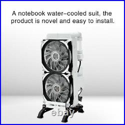 Notebook Computer PC Wasserkühlung Set Integrierte Wasserpumpe Lüfter Kühler Kit