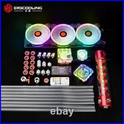 PC water cooling kit for Intel CPU socket PETG tube liquid cooling system RGB