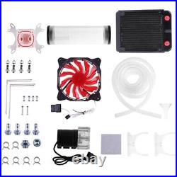 Pc Water Cooling System Set 2M Hose Cooling Fans Kit G1/4 Inch Universal1848
