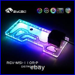 RGV-MSI-110R-P Distro Plate Waterway Board Water Cooling Kit For MSI 110R PC US