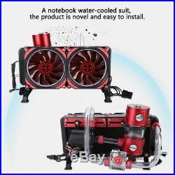 Red Powerful Water Cooling Kit Complete PC Water-cooled Set for Laptop SM