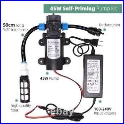 Self Priming Watering System 45W Garden Irrigation Kits Cooling Spray Drippers