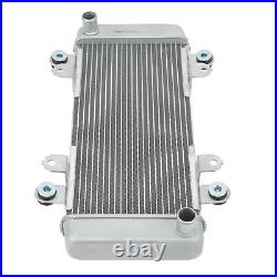 (Silver) Motorcycle Kit Aluminum Motorcycle Cooling Water Tank Easy To