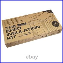 SuperFOIL Shed Insulation Kit Staple Gun Staples Tape Draught Warm Cool Perform
