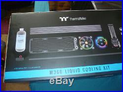 ThermalTake Pacific M360 DIY Hard Tube Liquid Cooling Kit, W4 CPU Block, PR22-D5
