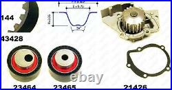Timing Belt Kit With Water Pump for Citroen C8 Peugeot 807 Expert 2.0 HDI