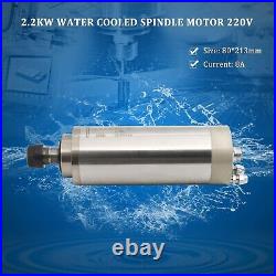 UK? CNC Spindle Motor Kit 2.2KW Water cooled spindle 24000RPM 8A+HY VFD 220V 3HP